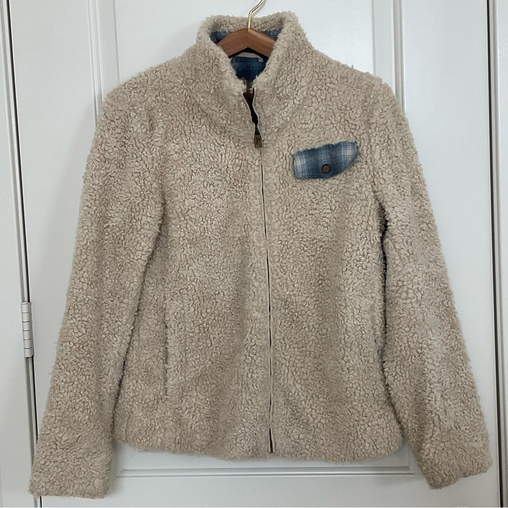 Pendleton Sherpa Teddy Zip Up Jacket S - Picture 2 of 12
